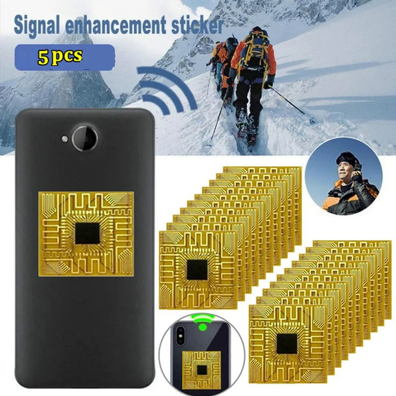 Mini portable antenna sticker 5Pcs mobile phone signal booster amplifier universal enhance signal stickers for all cell phone-phone signal sticker,phone adhesive stickers