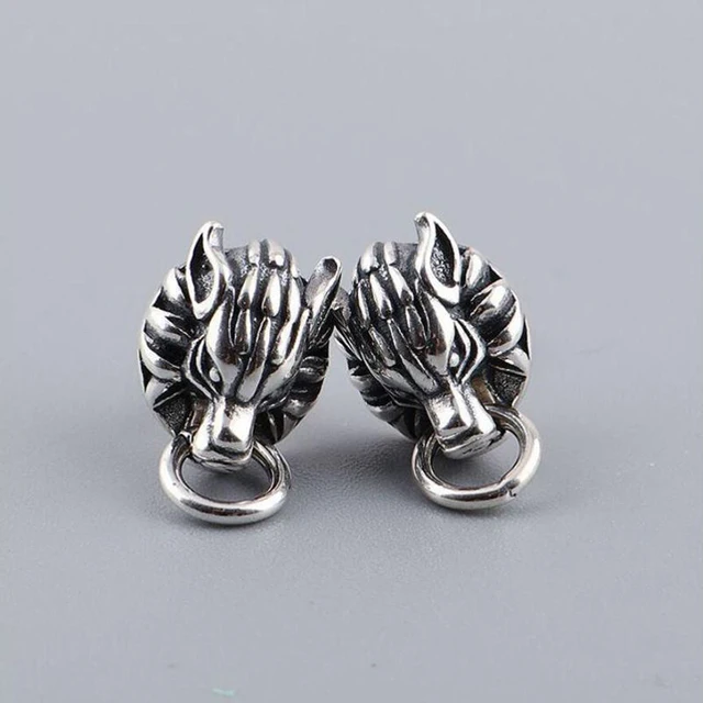 Hot Game Final Fantasy Cloud Strife Wolf Stud Earrings For Men Women Gift 4
