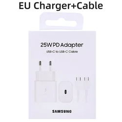 Samsung 25W Super Fast Charge Type - C EU Adapter - White EU Set