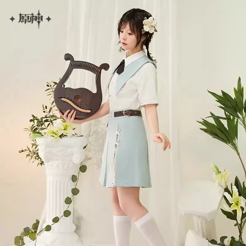 Предварительная продажа miHoYo официальный Genshin Impact WENDI тема Impression Series короткий юбка костюм для косплея Game подарок на день рождения WenDi