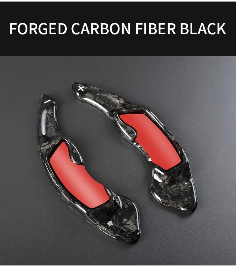 T-carbon Carbon Fiber Steering Wheel Extension Paddle Shift For Subaru Forester SJ BRZ XV Outback Legacy For Toyota GT86 FR-S