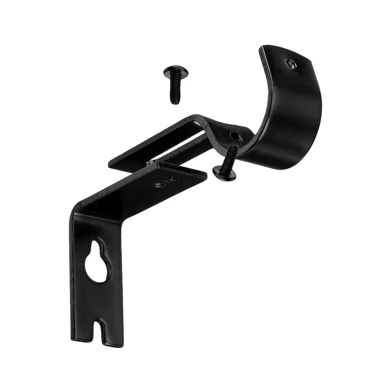 Curtain Rod Curtain Track Bracket 2pcs Heavy Duty Curtain Rod Bracket Practical Bracket Hang Curtain Rod Holders Tap Right Into Window Frame
