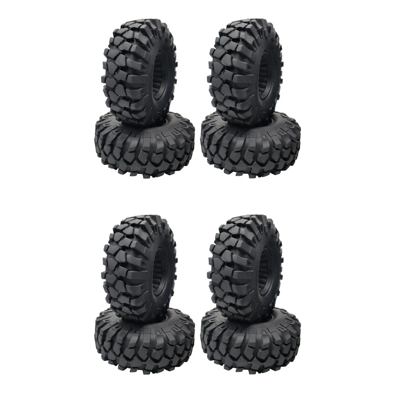 

8PCS 1.9 Inch Rubber Tyre 1.9 Wheel Tires 108X40MM For 1/10 RC Crawler Traxxas TRX4 Axial SCX10 III AXI03007 90046