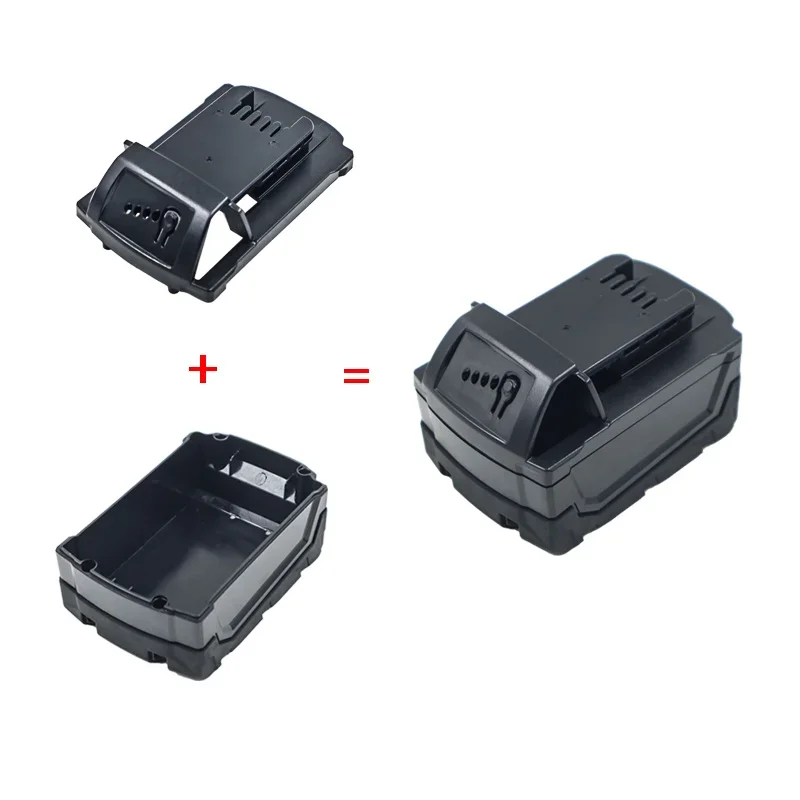 Battery Case Assembly Parts For Milwaukee 18V 48-11-1815 Lithium Battery Upper Cover Back Case Enclosure Accessories