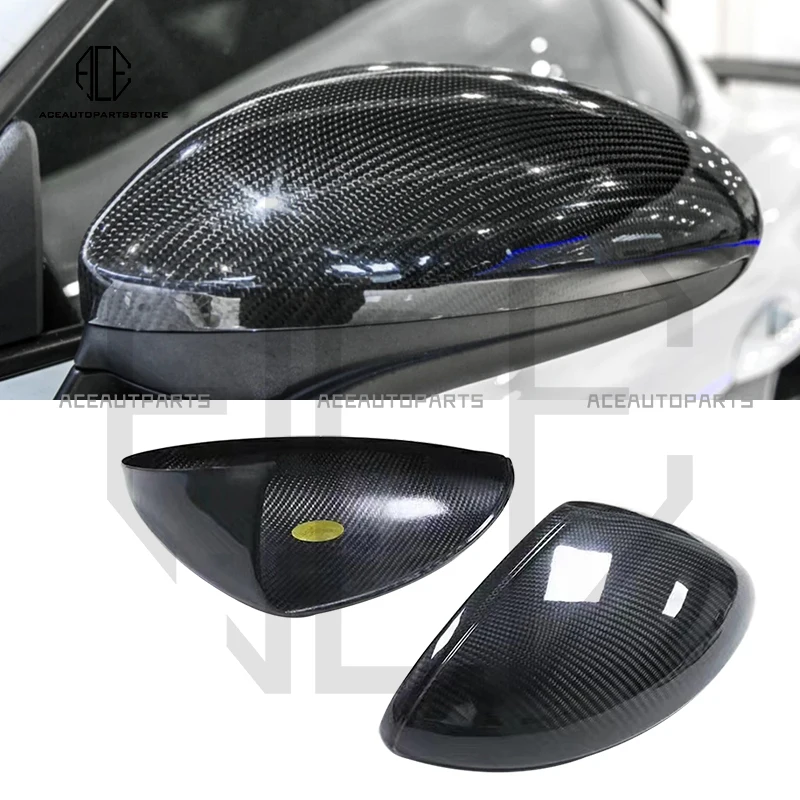 ポルシェ 718 ケイマン リアルカーボン　ミラー&ドアカバー PORSCHE ポルシェ 718 ケイマン ボクスター用 ドライカーボン ミラー