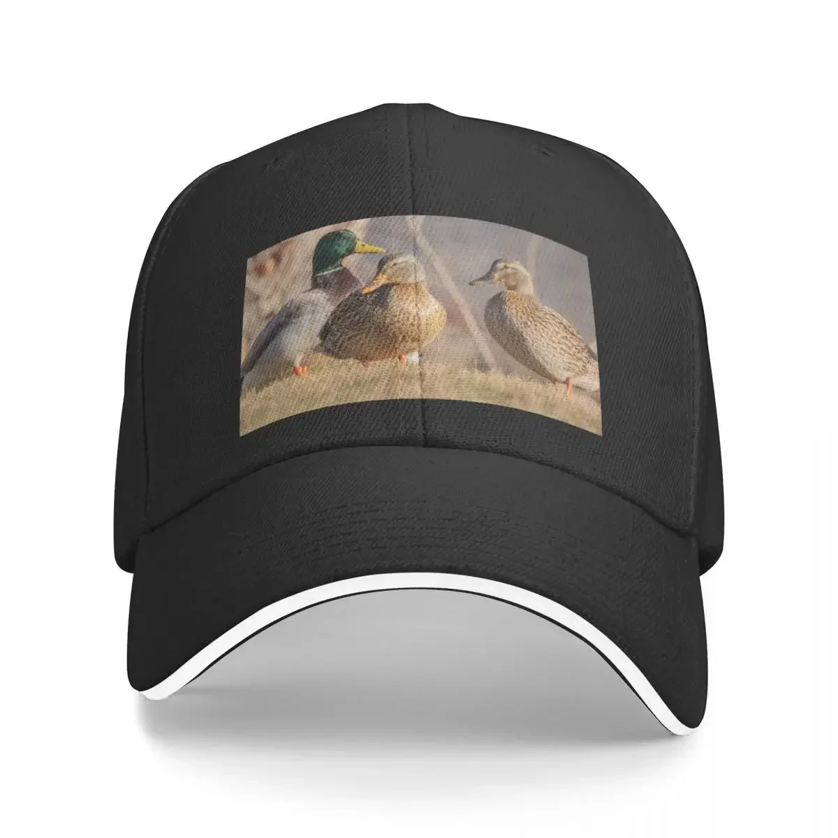 

New Three Mallard Ducks Baseball Cap Trucker Hats Christmas Hat Cap Female Men's