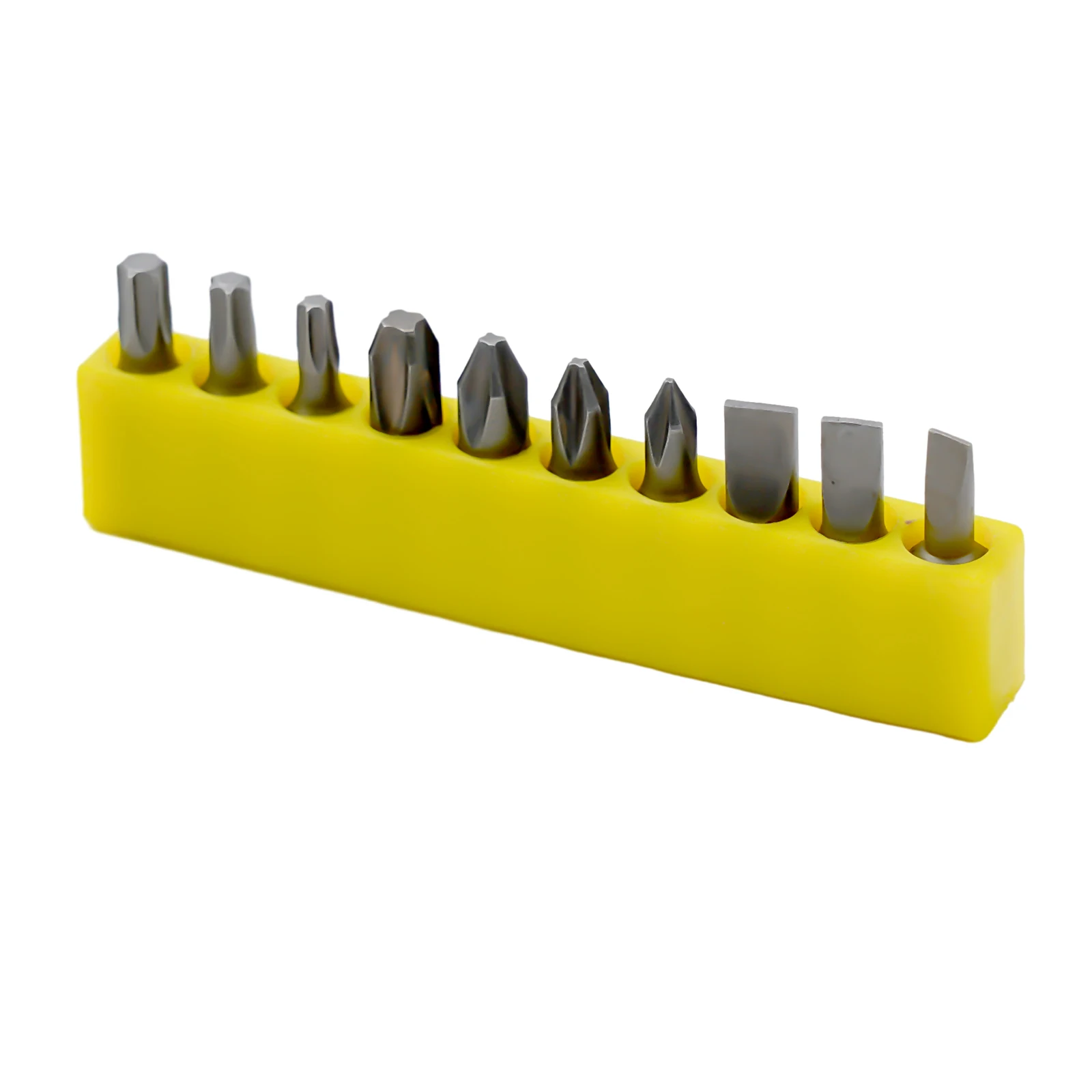 

10Pcs Screwdriver Bit 6.35mm Shank Drill Bit Set Torx Cross Flat Head Hand Tools Wrench Accessories Car Repairing Tools