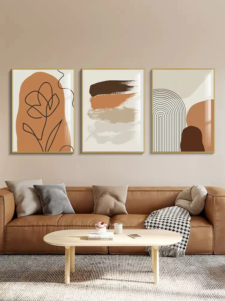 

Nordic Light Luxury Living Room Decorative Painting Modern Minimalist Art Poster Abstract Landscape Mural Home Wall Decor Prints