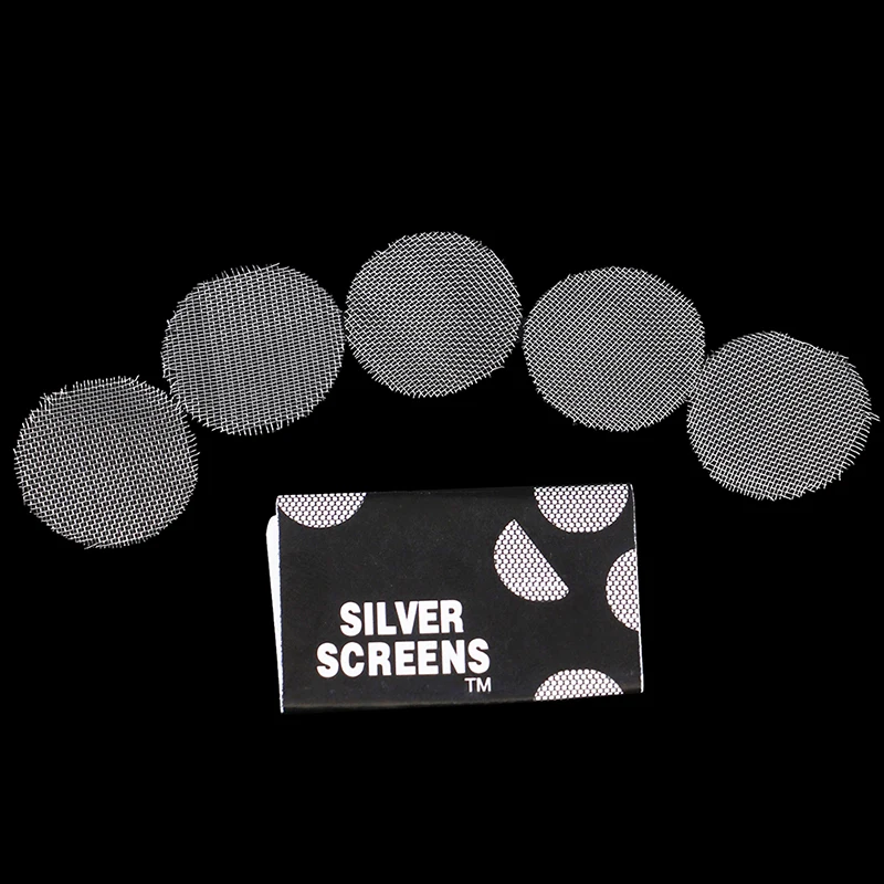 100pcs Multifunctional Hookah Water Pipe Tobacco Smoking Accessorie Metal Filters Smoke Pipe Screen Gauze 20mm