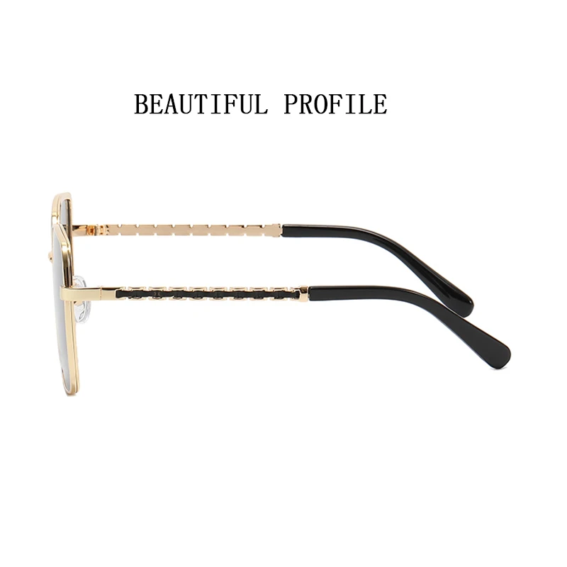 Óculos de Sol Quadrado Feminino 2023 Oversized Moda Óculos Sombras Vintage Gafas De Sol Mujer Lunette De Soleil Femme Lentes_voghion.com