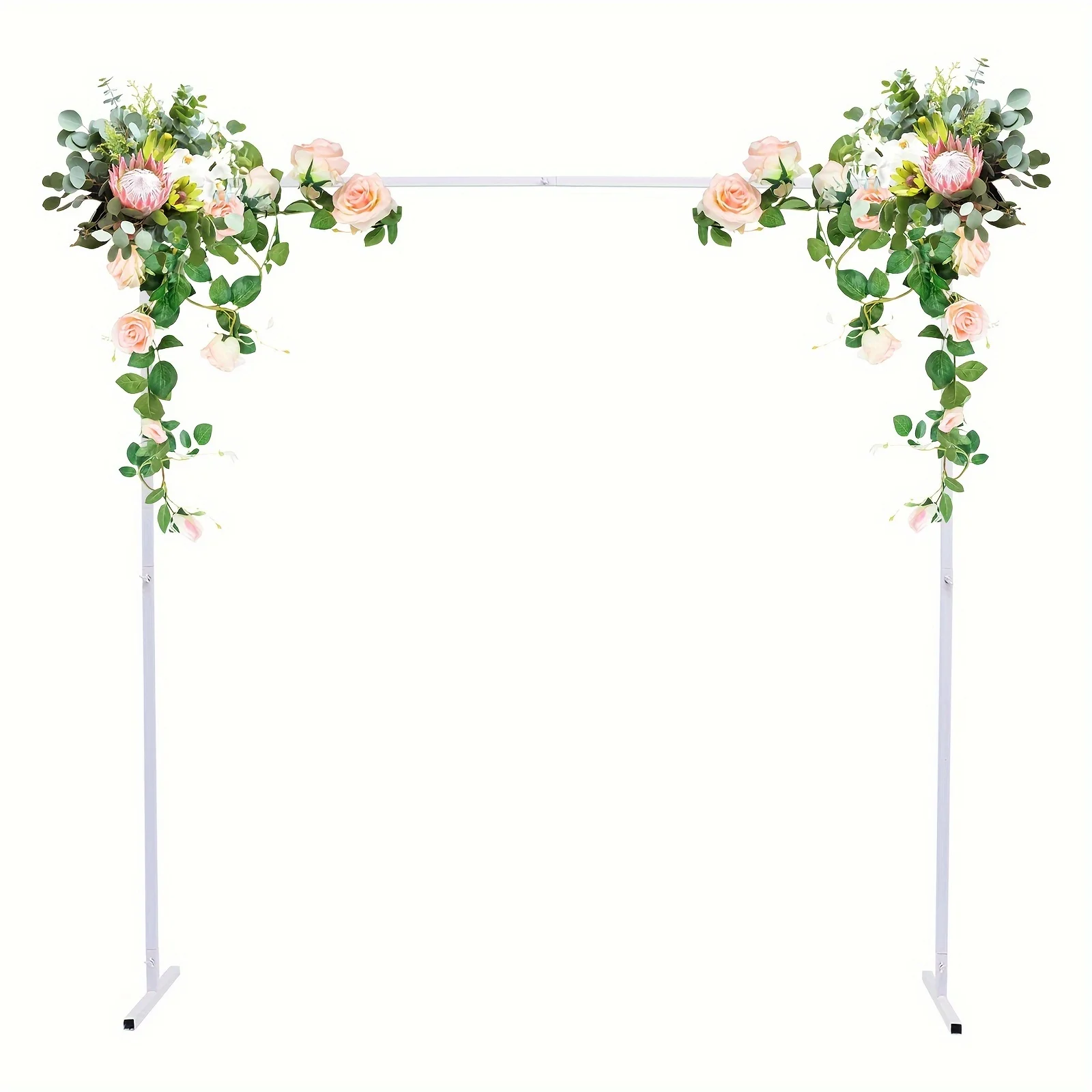

1pc, Square Wedding Arch - Easy Assembly Metal Arbor For Elegant Events Garden Ceremonies Party Decor Supplies Wedding Supplies