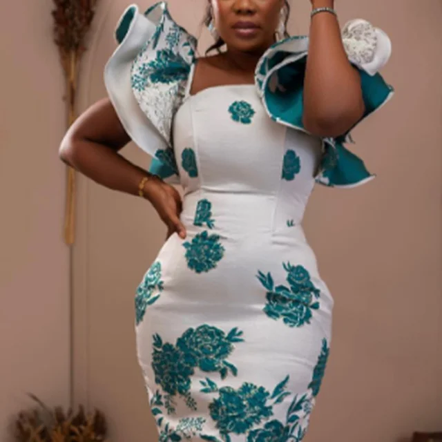 Wunmi Flare Sleeve Dress - Image 2