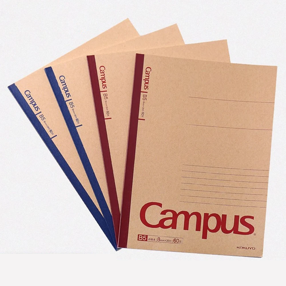 2pcs Japan KOKUYO Notebook Wireless Binding Thickened 80 Pages Campus Horizontal Lines A5/B5 School Office Supplies - 5