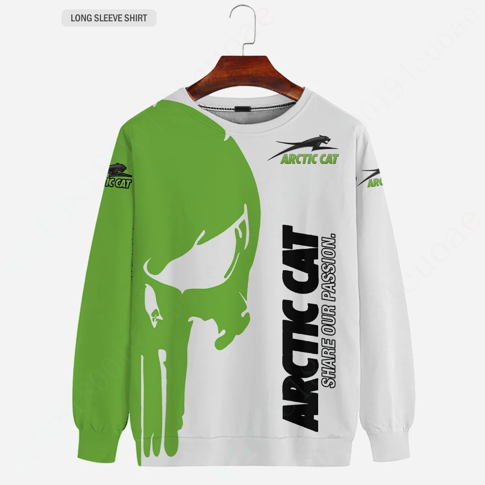 

Arctic Cat T-shirts Harajuku O Neck Long Sleeve Casual T Shirt For Men Women Anime 3D Printing Oversized T-shirt Unisex Clothing