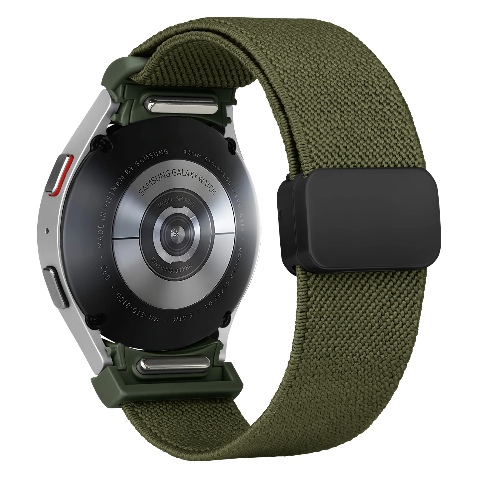 Magnetic Nylon No-Gap Watch Band Bracelet