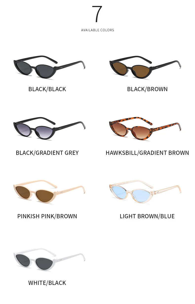 Wandern 2 stücke Vintage Cat Eye Anti Licht Gläser Halbrahmen Gläser Mode Marke Design UV400 Brillen Zubehör Goggle – Detail 6