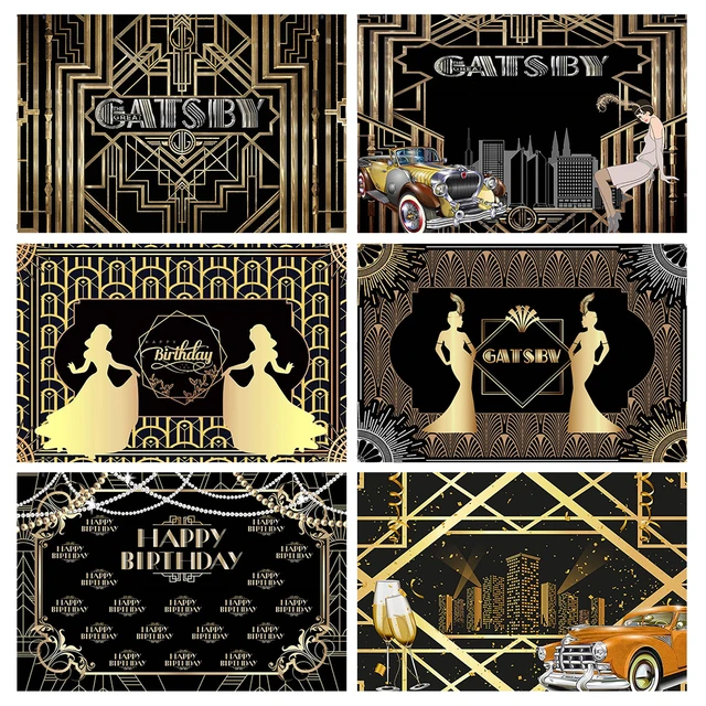 Background Information Great Gatsby  Great Gatsby Decorations Party Decor  - Theme - Aliexpress