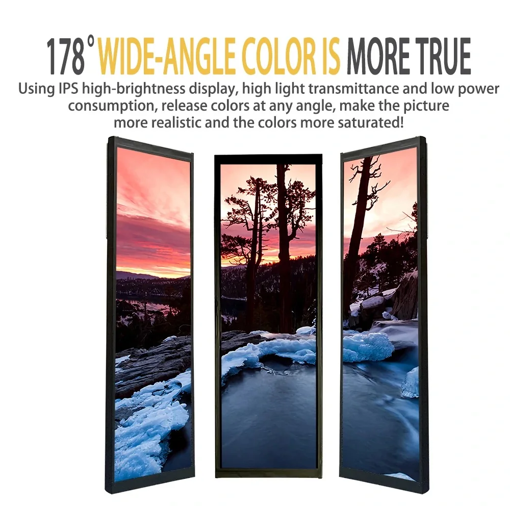 7.9 ġ IPS PC ̽  ũ, 400x1280 TFT LCD µ ͸, Ʈ ̵ Ʈġ ,   ÷