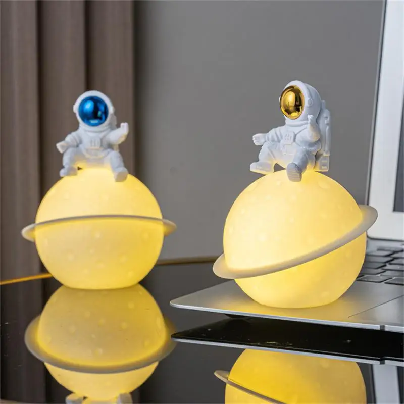 Astronaut Figure Statue Figurine Spaceman Sculpture 1Pcs Educational Toy Desktop Home Decoration Astronaut Model For Kids Gift