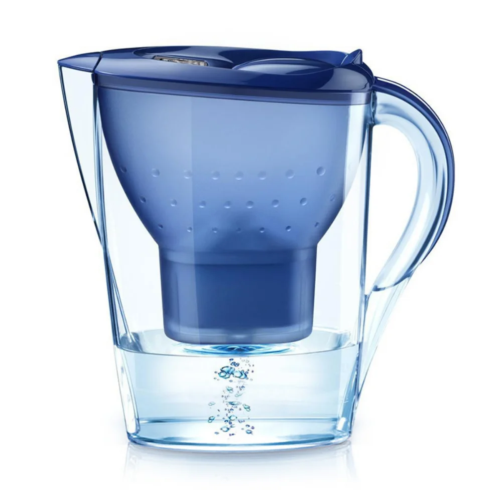 

Water Filter Pitcher 3.5L PP Water Purifier System 4-Stage Activated Carbon Filter Data Display Lasts Six Months,BPA-Free