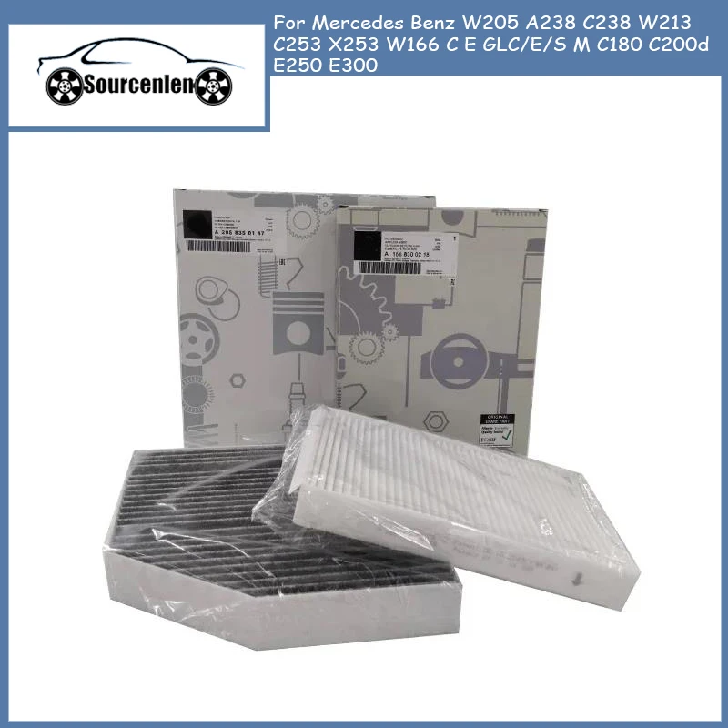 Aircon Cabin Filter Mercedes C Class W205 W206 E Class W213 GLC X253 - Foto 5