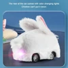 2.4G Mini RC Car Watch Toy LED Light Electric Induction Watch Plush Bunny Dog Crab RC Car Boys and Girls Toy Gift 4