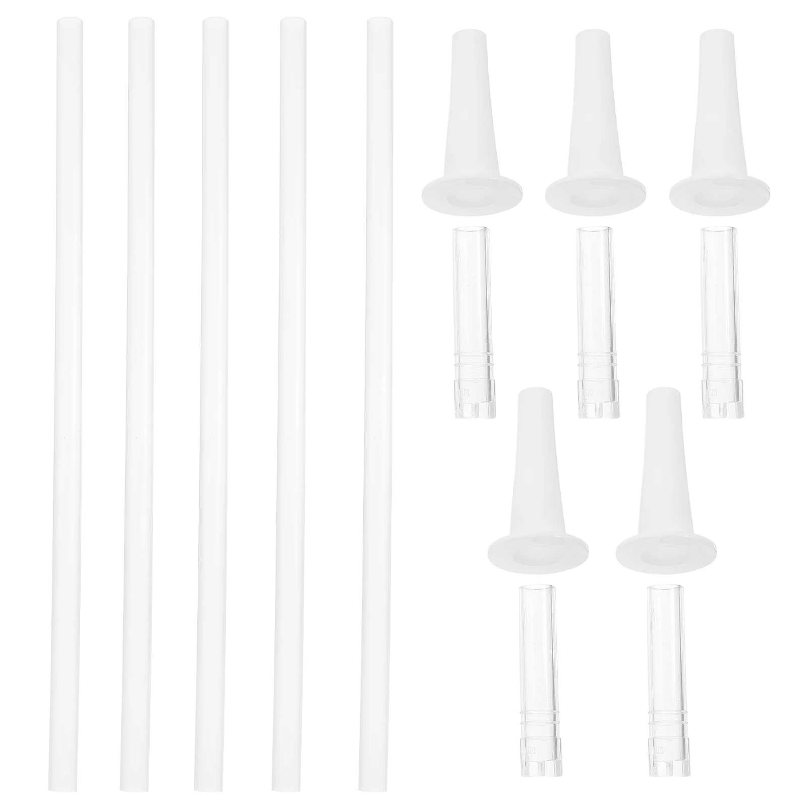 5 Sets Big Belly Bottle Straws Water Bottle Straws Reusable Silicone Gallon Cup Wide Mouth Replacement water bottle sports water bottle sports bottle stainless steel water bottle plastic water bottle tea water bottle