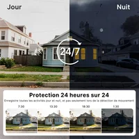 Caméra solaire 4G AOV extérieure, 3 écrans, suivi automatique, surveillance de sécurité, alerte en temps réel, vision nocturne intelligente, moniteur iCsee 4