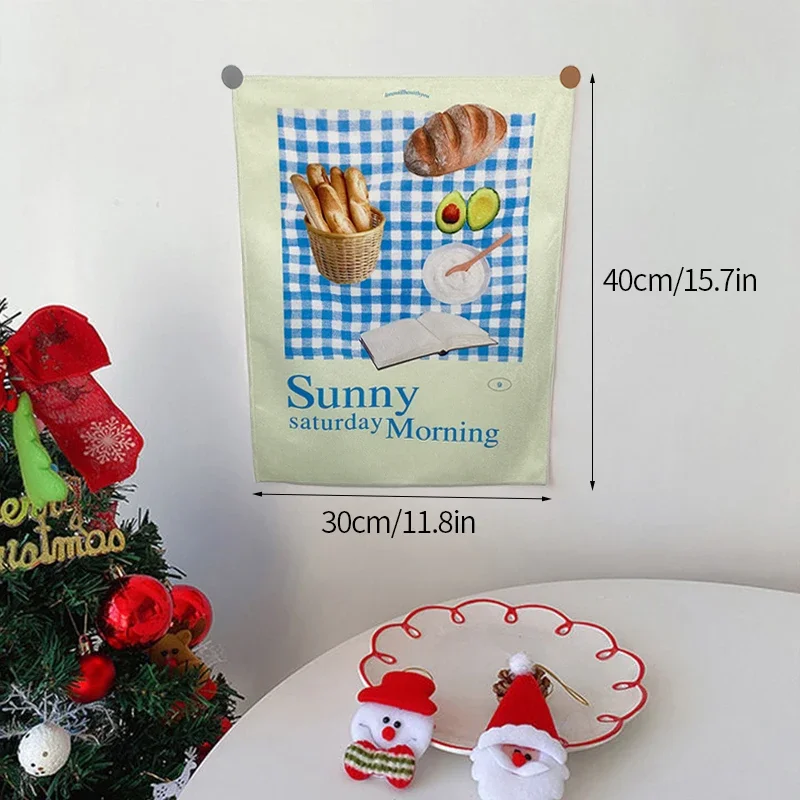 Small Tapestry 2025 Background Cloth Ins Desk Calendar Wall Hanging Student Girl Room Cute Cartoon Hanger Tapestries Decor 태피스트리