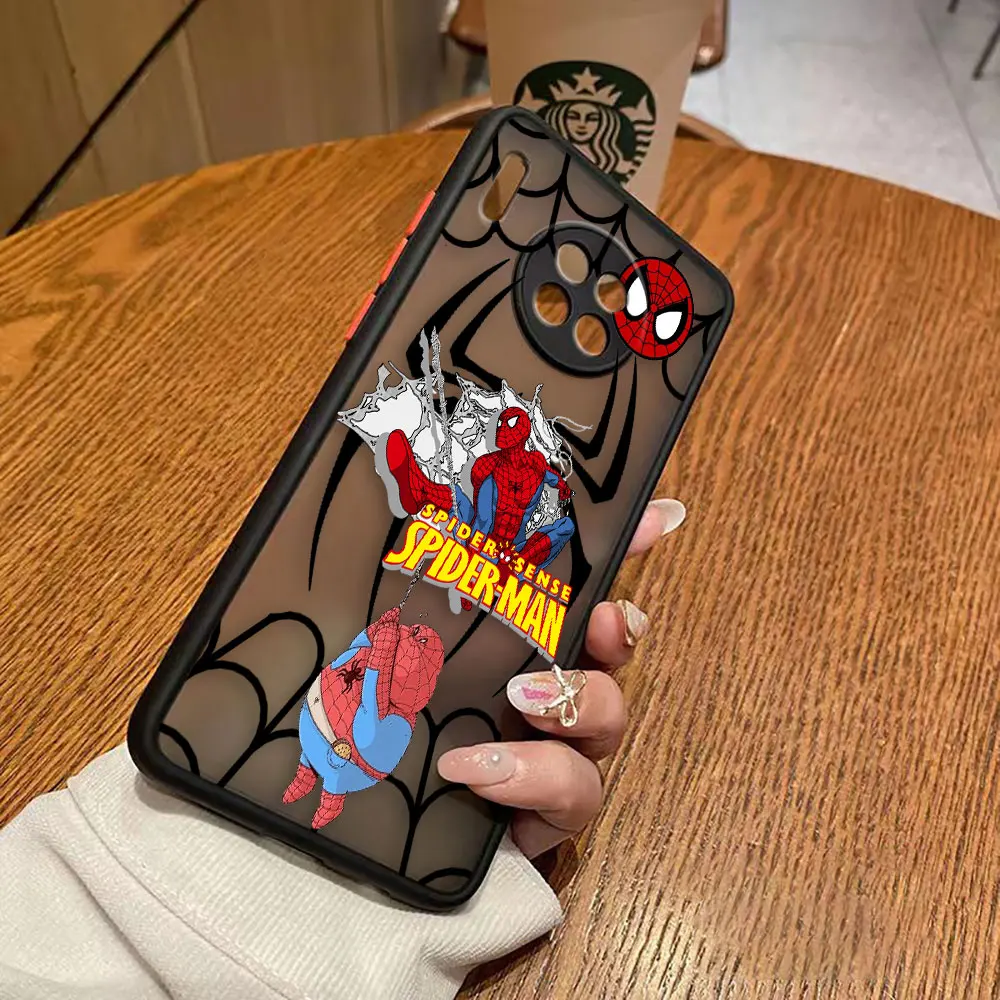 thumbnail image 1 of Funda mate para Huawei Y6P P50 P40 P30 P20 MATE 40 30 20 PRO PLUS Y7P Y8P Y9 Funda Coque Capa Shell Marvel Spider-Man Combo, 1 of 5