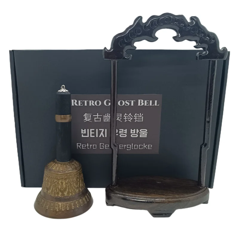 

Retro Ghost Bell (Remote Control) Magic Tricks Stage Close Up Illusions Gimmicks Mentalism Props Spirit Bell Prediction Magia