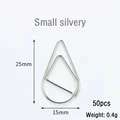 Small Silver 50pcs