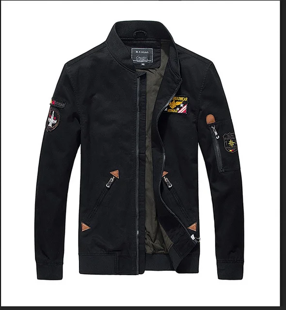 

2023 Hot Sale Time-limited Casual Print Conventional Regular Fall Collar Tooling Jacket Men Cotton Coat Military Uniform Male