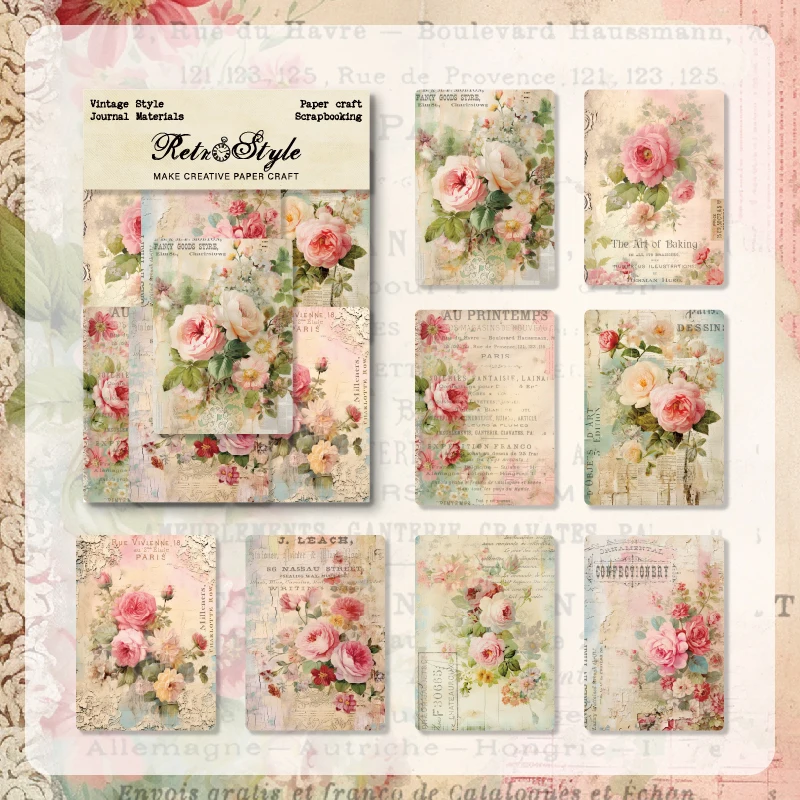 

Panalisacraft 8pcs Basic Tag Label Vintage paper Die Cuts Collection Kit Scrapbooking Planner/Card Making/Journaling Project