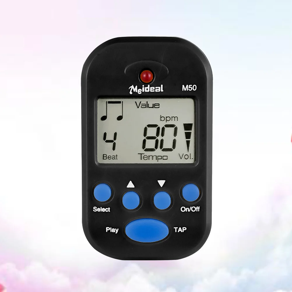 

Top Quality LCD Digital Beat Tempo Universal Mini Metronome Mechanical Metronome High Accuracy with Clip