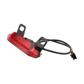 Luce posteriore per e-bike 36-60V con modalità freno e notturna, cablaggio batteria/controller, custodia, facile installazione per veicoli elettrici