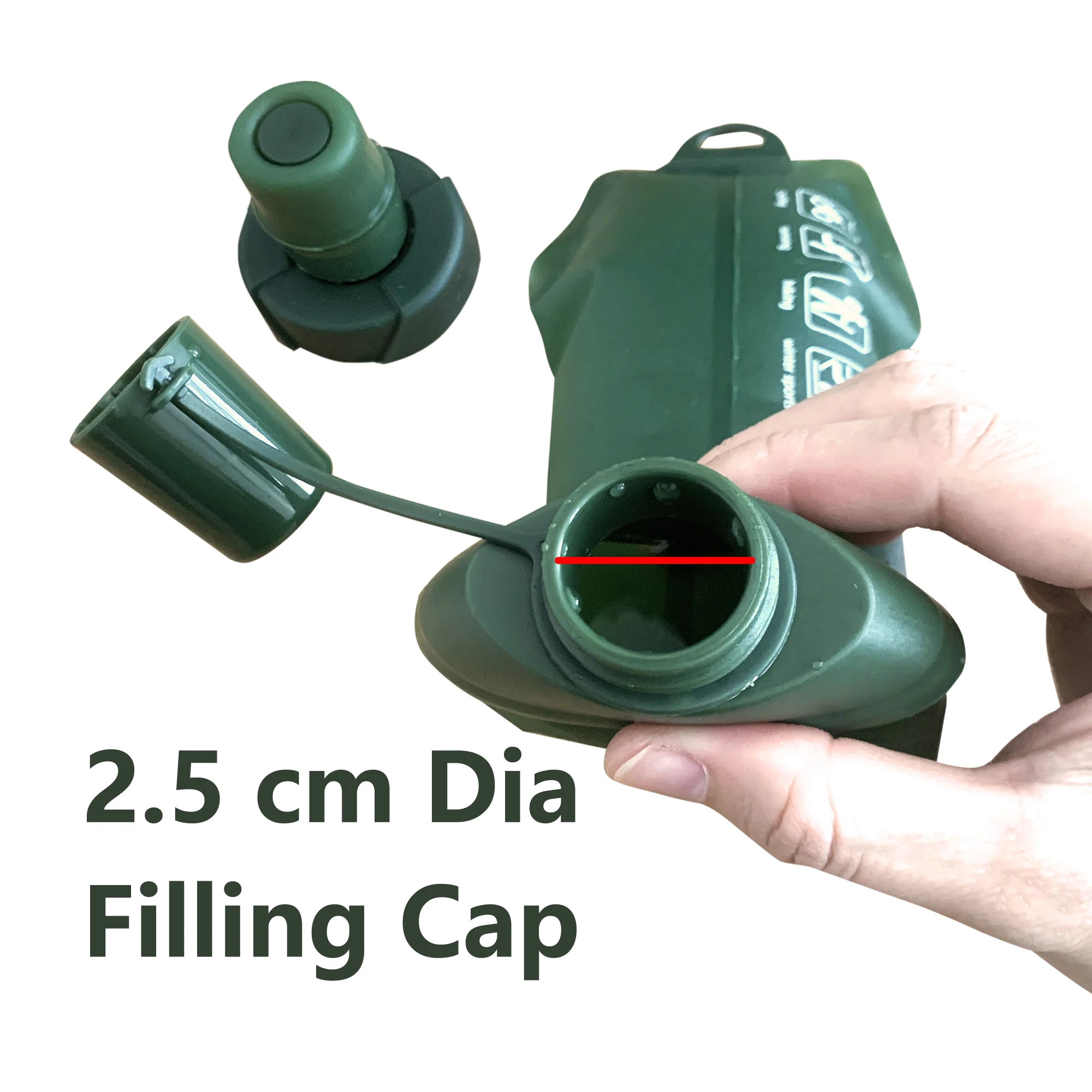 Folding Water Bottle Collapsible Soft Flask TPU 150ML
