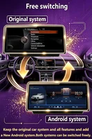 Lecteur vidéo multimédia embarqué au prix d'usine, compatible avec les BMW Série 3/4 F30 F31 F32 F33 F34 F35 F36 de 2013 à 2017, avec écran 10,25 pouces NBT, CarPlay sans fil, Android Auto, radio, navigation et GPS, Android 15, puce Qualcomm Snapdragon 665. 3