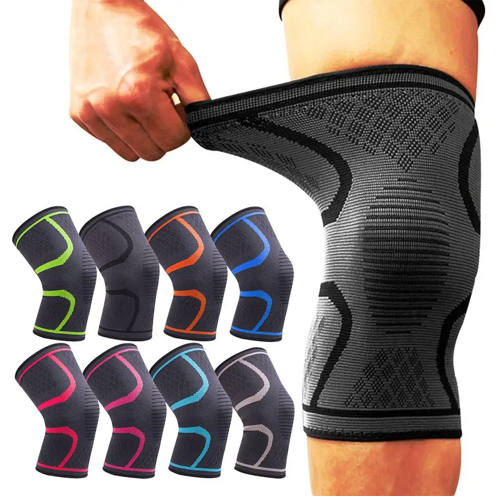 

1PCS Sport Knee Pad Women And Men Knee Compression Brace Pads Sleeve Finess Basketball Volleyball Running Support Protector
