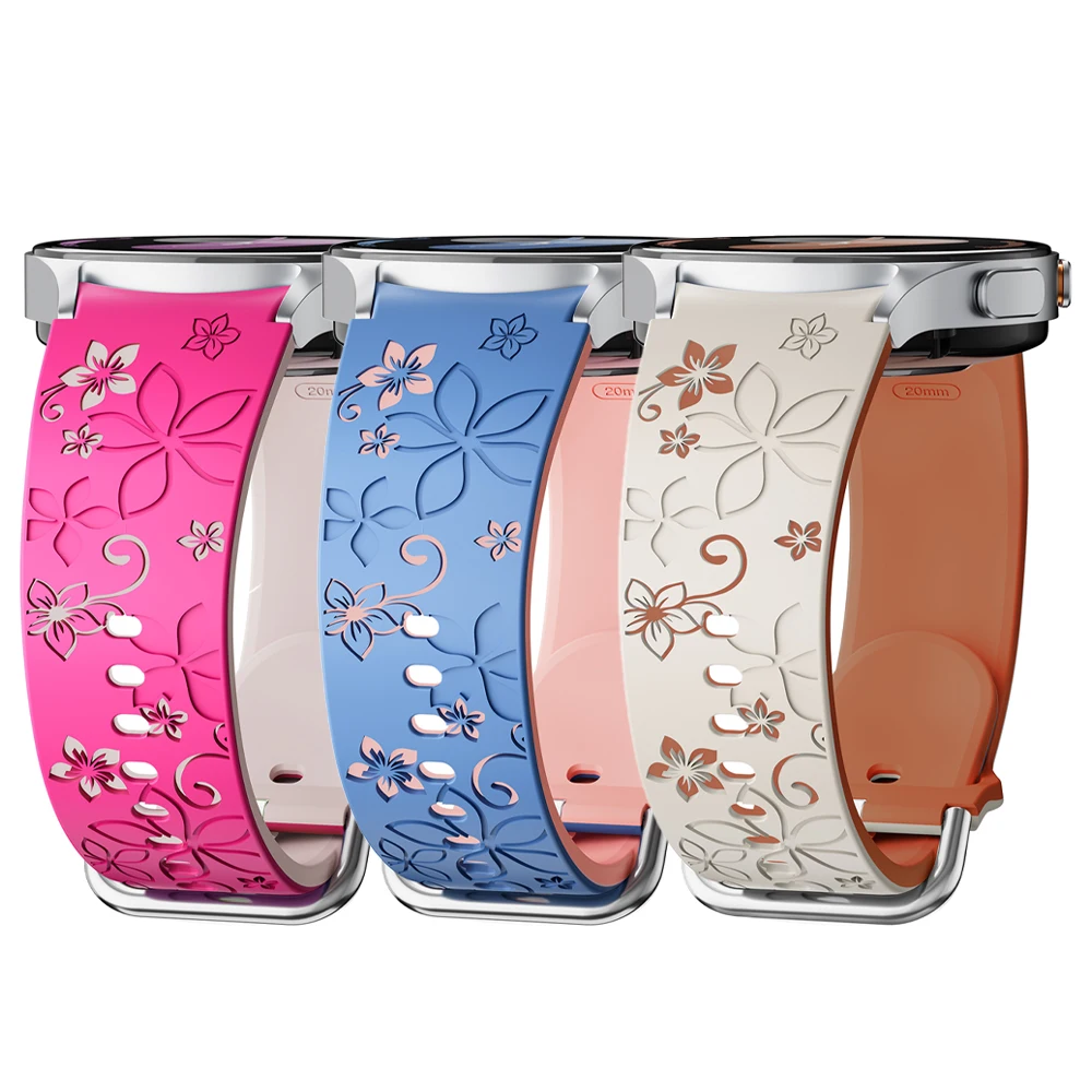 Engraved Silicone Sport Bracelet - No Gaps Band
