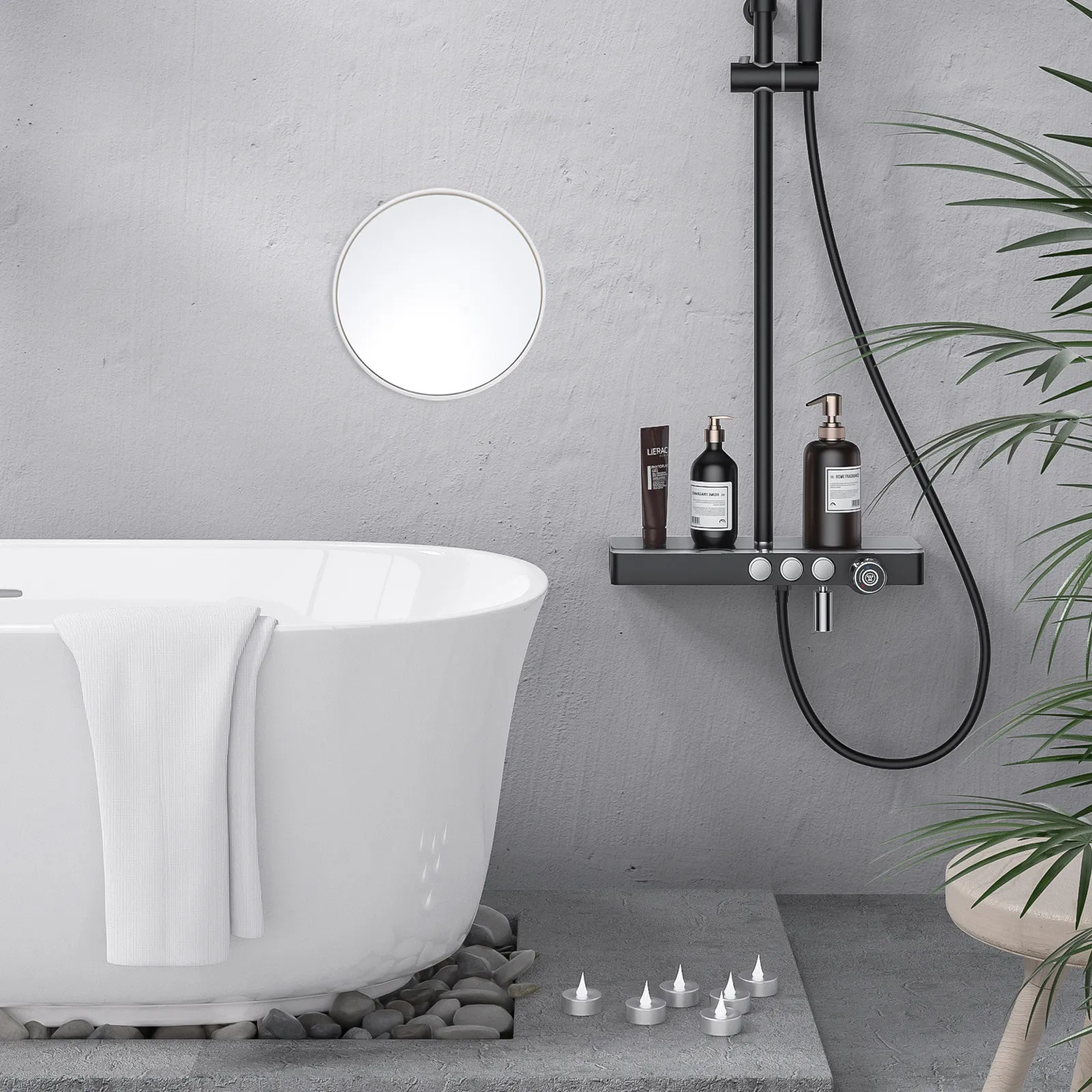 흡착컵 화장 거울 10배 확대 고화질 거울 모공 분석 눈썹 모양 만들기 인조 속..