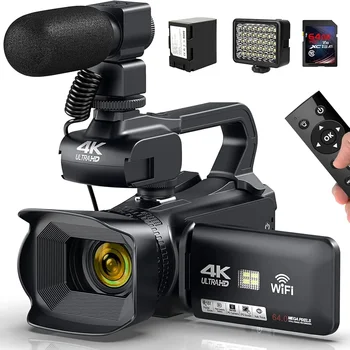 4K 64MP Professional Vlogging Camcorder 1