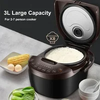 Rice Cooker Portable Multi-function Rice Cooker Non-stick Fully Automatic Kitchen Cooking Appliance 2
