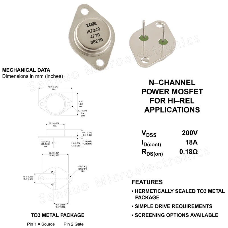 Irf240 Mosfet Datasheet | edu.svet.gob.gt