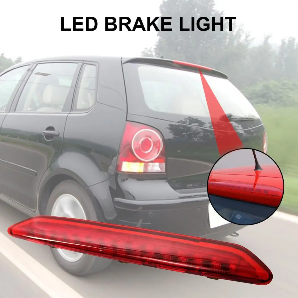 Black For Polo 9N 2002-2010 For Volkswagen High Mount Stop Light Additional Brake Lamp High Position Brake Lamp