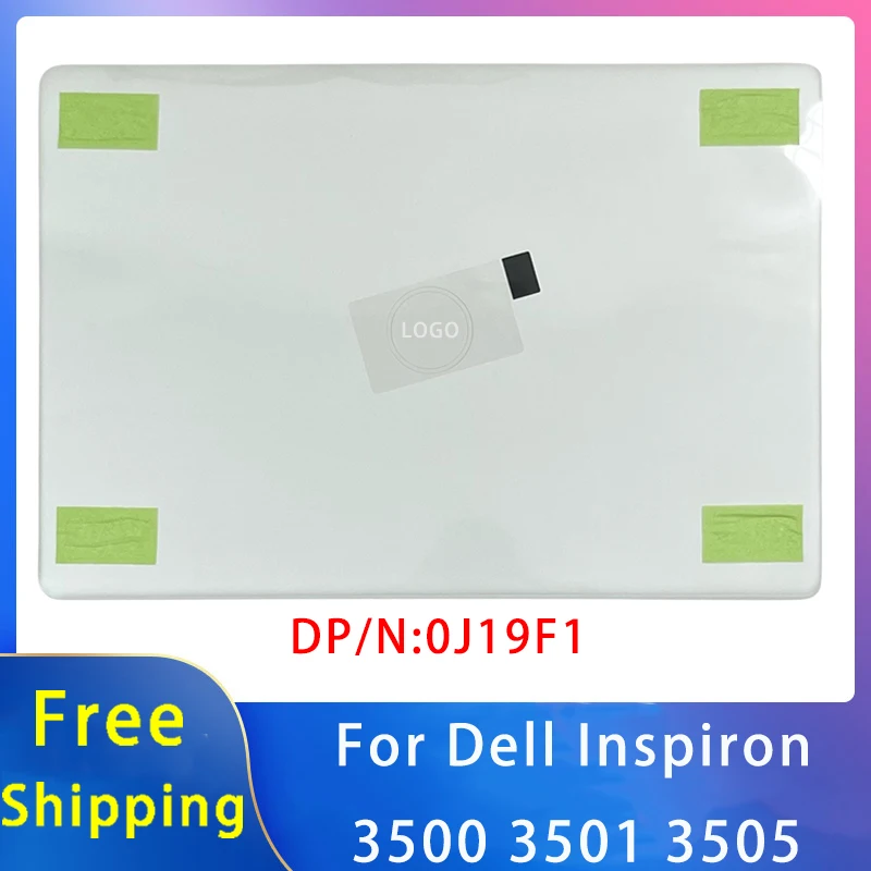 

Новинка для Dell Inspiron 3500 3501 3505; Сменные аксессуары для ноутбуков, задняя крышка ЖК с логотипом белого цвета 0J19F1