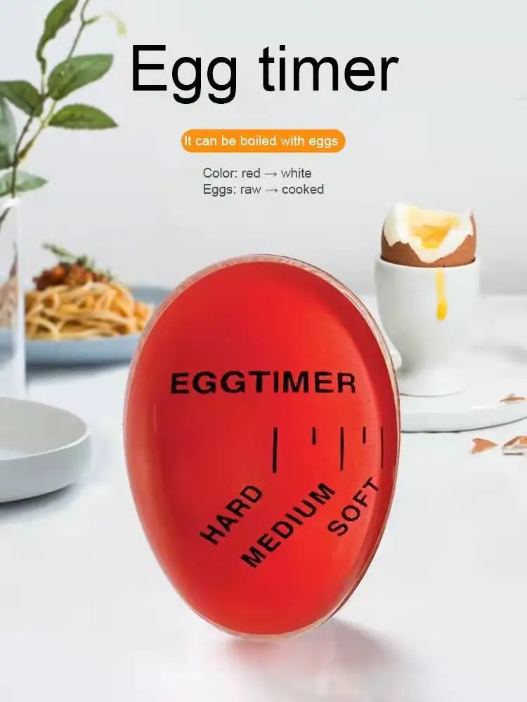 Egg Boiled Gadgets for Decor Utensils Kitchen Timer Candy Bar Cooking timer Accessories Yummy Alarm decoracion 1pcs