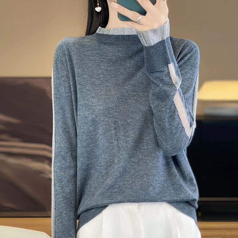 2024 Autumn/Winter Women's Cashmere Sweater Women's Sweater Women's Pullover Fashion Cashmere Sweater Knitted Sweater Pullover 5