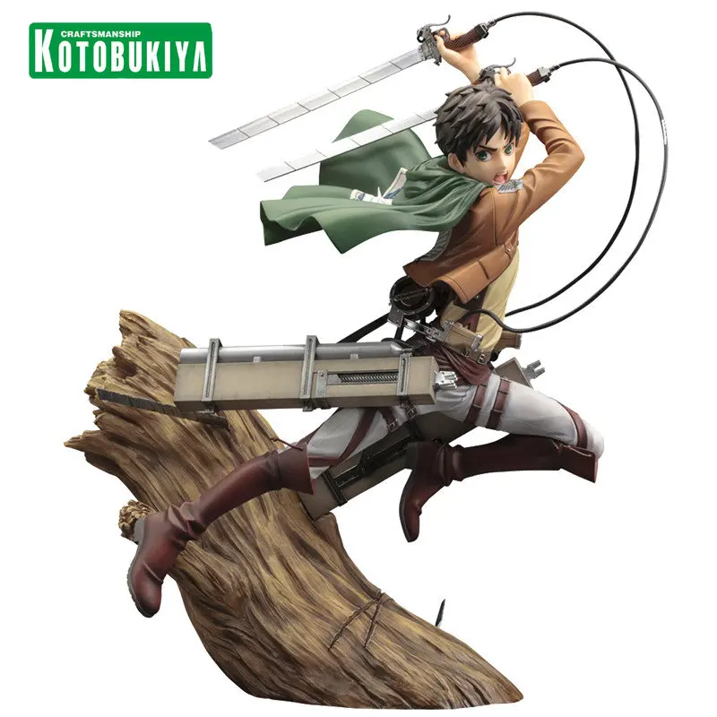 

Kotobukiya ARTFXJ атака на Титанов Эрен йера официальная Оригинальная фигурка Аниме подарок Коллекционная модель игрушка подарок на день рождения