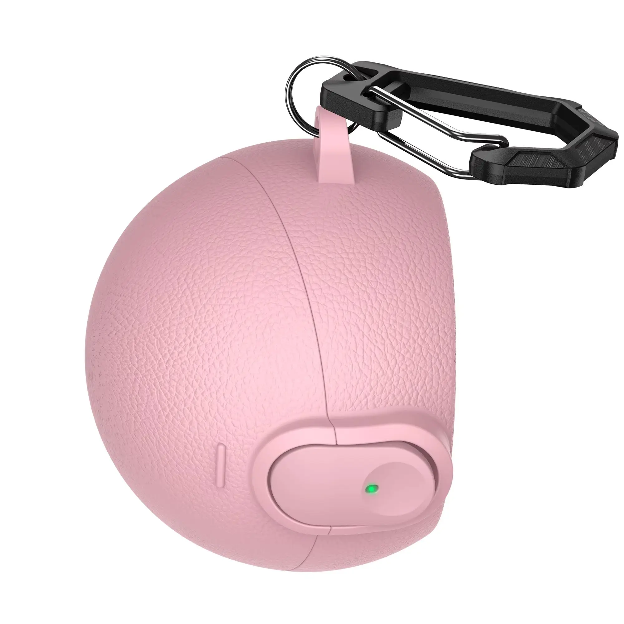 Shockproof Protective Earbud Case with Secure-Lock Cover and Wireless Charging Support